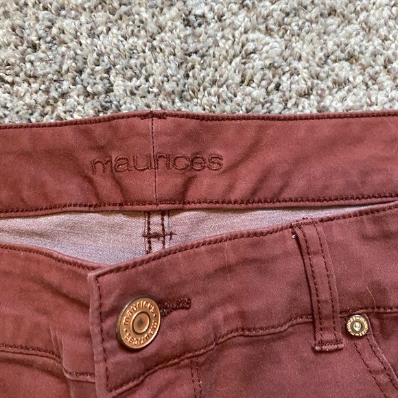 Maroon jeans - Picture 2 of 3